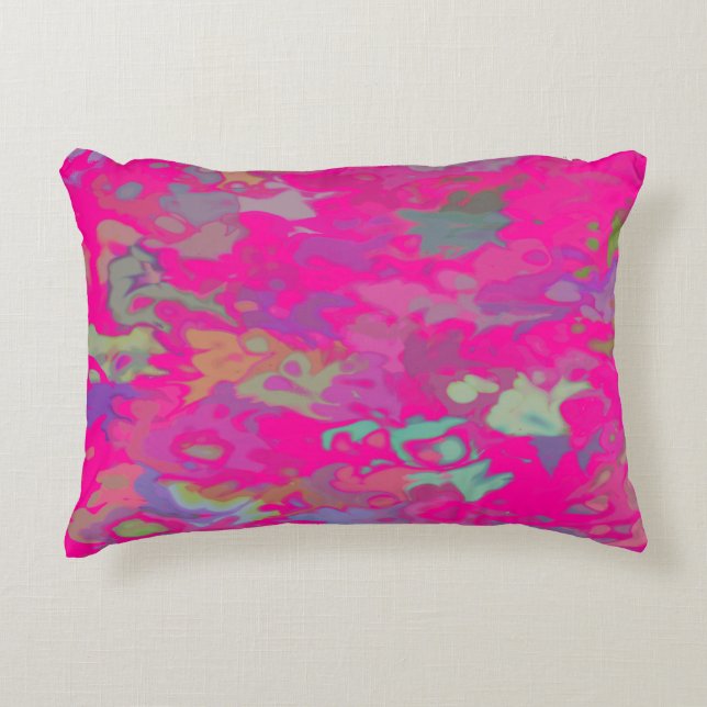 Fuchsia Dreams Accent Pillow (Front)
