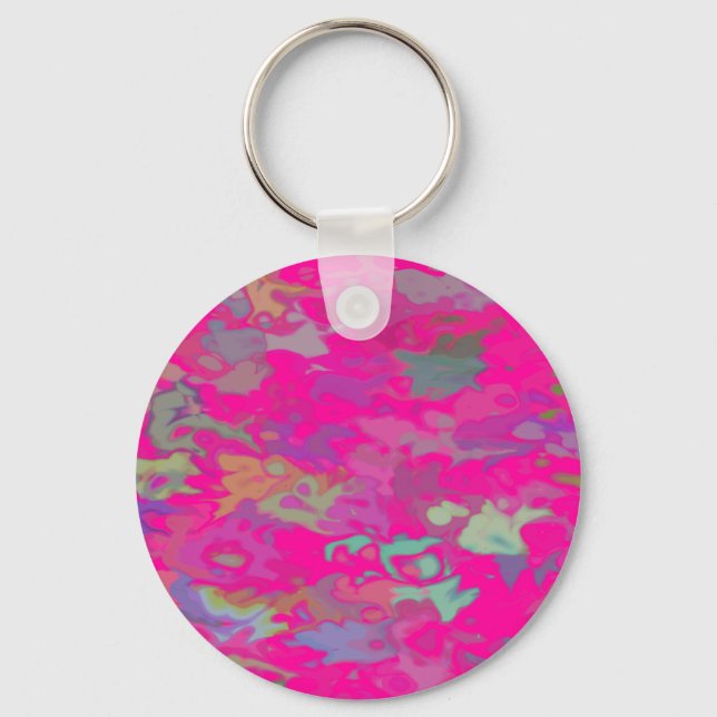 Fuchsia Dreams - Keychain (Front)
