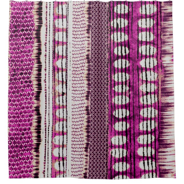 Fuchsia Ethnic Border Abstract (Front)