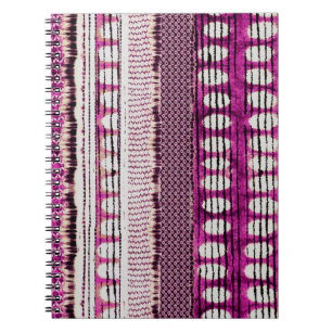 Fuchsia Ethnic Border Abstract Notebook