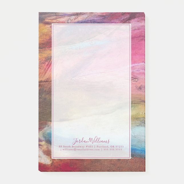 Fuchsia Expression Post-it Notes (Front)