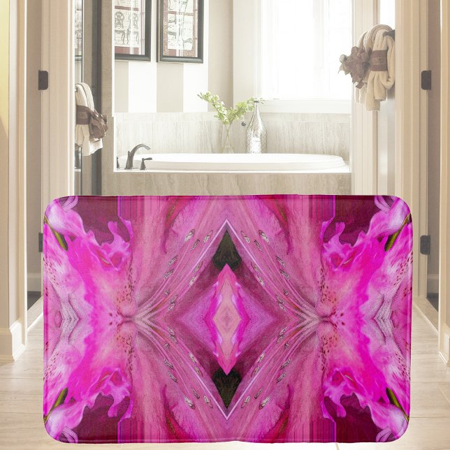 Fuchsia fantasy bath mat (Creator Uploaded)