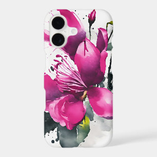 Fuchsia - Fleurs aquarelle