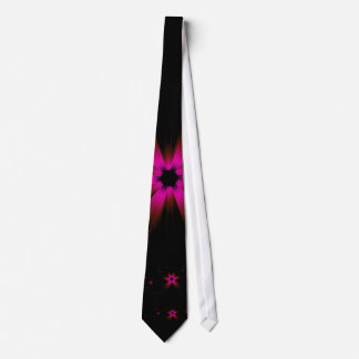 Fuchsia Flower Burst Tie