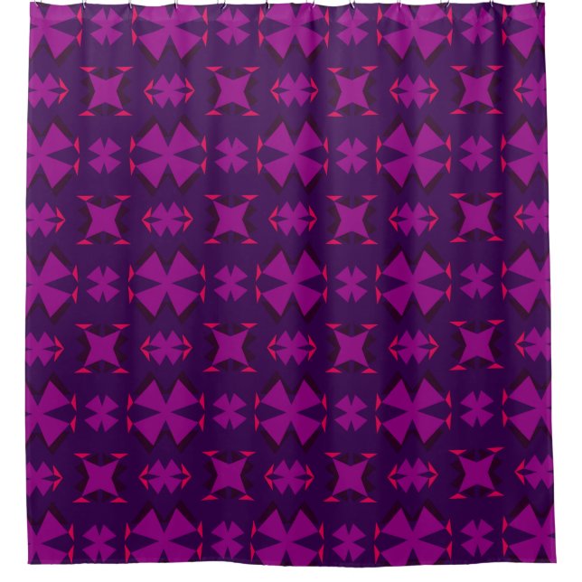 Fuchsia Geotech: A Vibrant Abstract Geometric Text (Front)