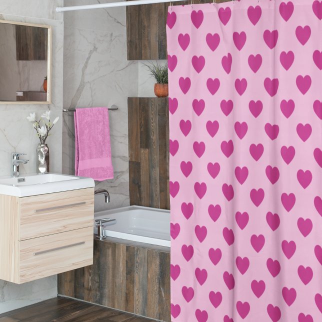 Fuchsia Heart Pattern Pink Preppy y2k (Creator Uploaded)