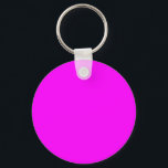 Fuchsia / Hot Pink FF00FF - Option to Add Name Keychain<br><div class="desc">A full scale PNG image based on the HEX code (six-digit hex triplet) shown. Use this code to mix, match and customize any other item to go with this, or to add to other collections. Hex codes may be used to customize most text and background colours on Zazzle products. You...</div>