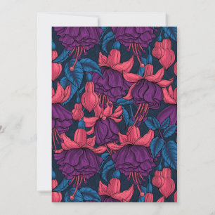 Fuchsia in blue and purple
