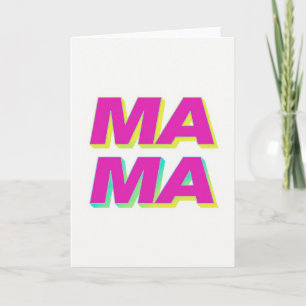 Fuchsia Mama Graphic Card