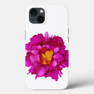 Fuchsia Peony--customizable!! iPhone 13 Case
