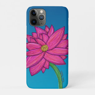 Fuchsia Pink Flower iPhone 11 Pro Case