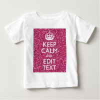 Fuchsia Pink Keep Calm Have Your Text
