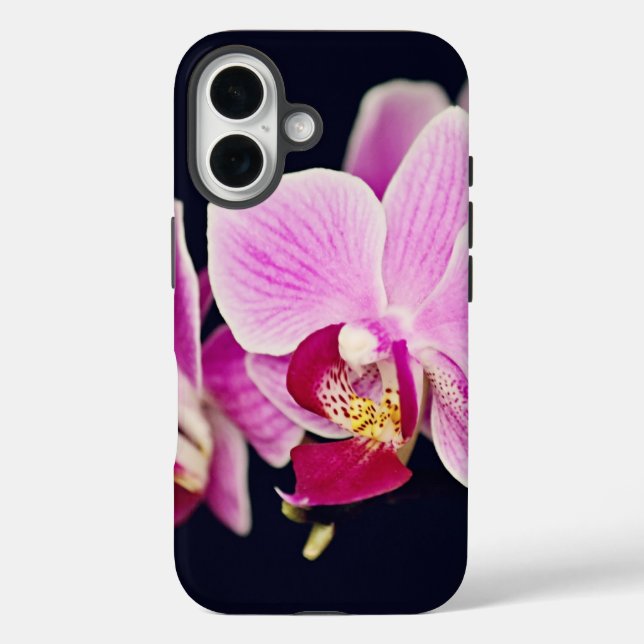 Fuchsia Pink Orchid Case-Mate iPhone Case (Back)