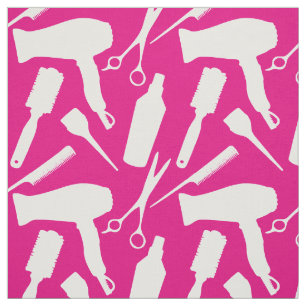 Fuchsia Pink Stylist Tools Hairstylist Hair Salon Fabric