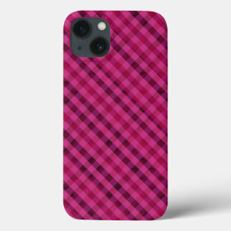 Fuchsia Plaid - Personnalisé iPhone 6 Coque dur