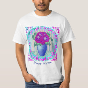 Fuchsia Poppy t-shirt
