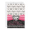 Fuchsia PRINTED Diamond Bridal Shower Invites