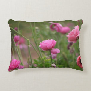 Fuchsia Ranunculus Accent Pillow
