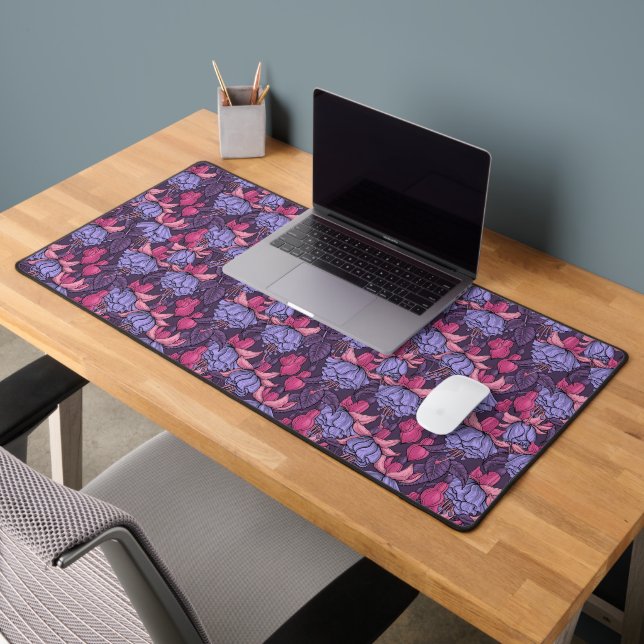 Fuchsia rose et violet (Bureau 2)