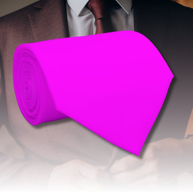 Fuchsia Solid Colour | Classic Elegant Tie (Creator Uploaded)