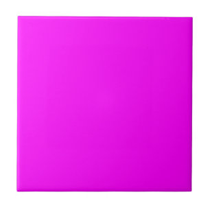 Fuchsia Solid Colour Tile