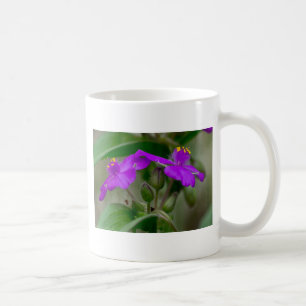 Fuchsia Spiderwort Twins Wildflower Gifts  Apparel Coffee Mug