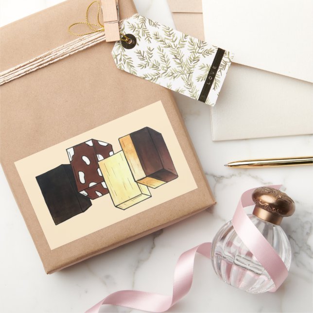 Fudge Stack Confection Confectionery Candy Sweets Sticker (Gifting)