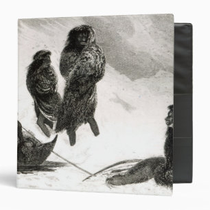 Fuegians going to trade in Zapallos Binder