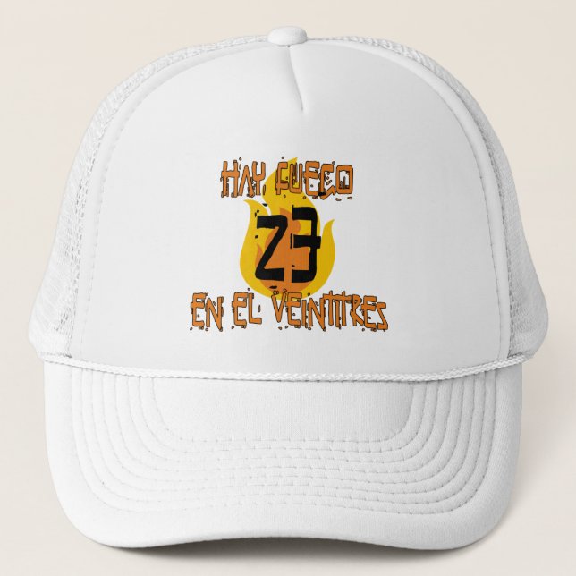 fuegoEnEl23 Trucker Hat (Front)