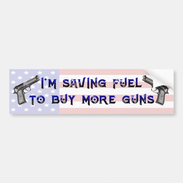 Fuel Efficiency - Bumper Sticker (Front)