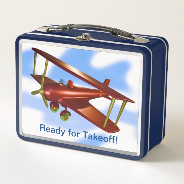 Fuel for Flight Metal Lunch Box (Front)