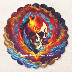 "Fuel The Fire Festival" Paper Coaster