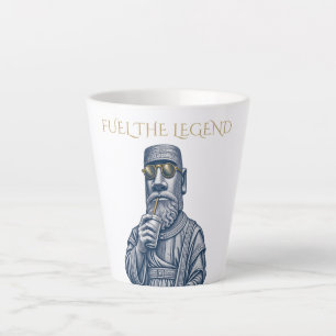 Fuel the Legend Vintage Art Latte Mug
