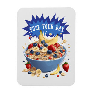Fuel Your Day Cereal Magnet