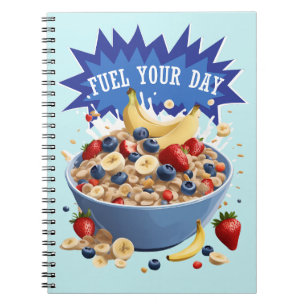 Fuel Your Day Cereal Notebook