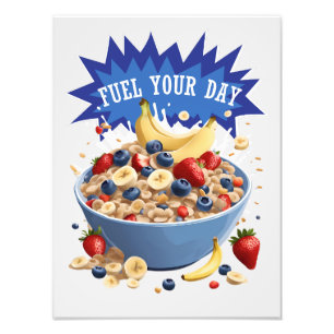 Fuel Your Day Cereal Photo Print