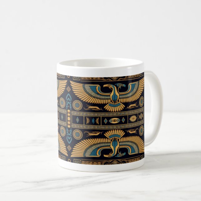 Fuel Your Day with the Power of Ancient Egypt Coffee Mug (Front Right)