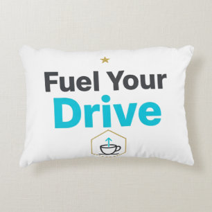 Fuel Your Drive Motivational  - Daily Inspiration  Accent Pillow