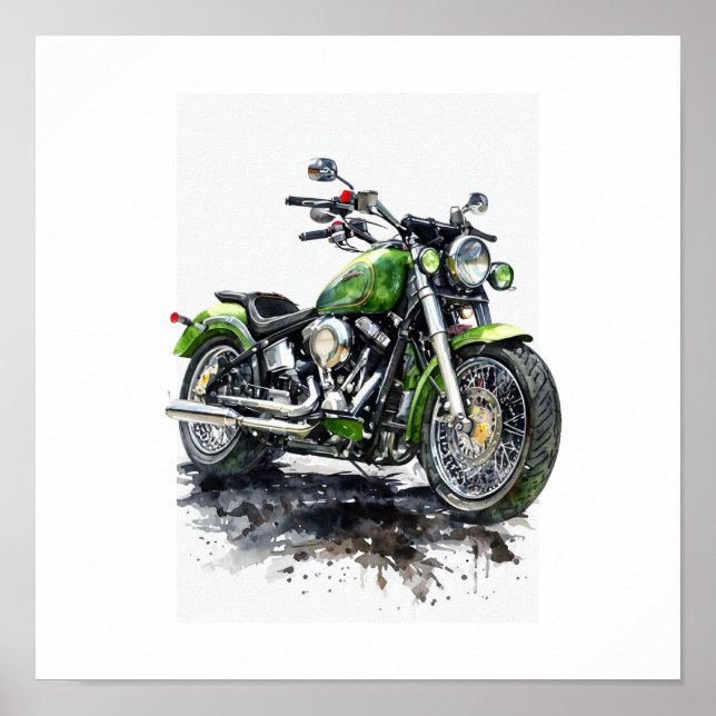  Fuel Your Freedom – Motorcycle Sticker Poster (Front)