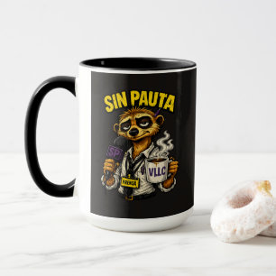 Fuel your morning grind with a touch of media humo mug