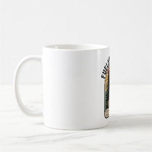 Fueled by Coffee Retro Camp Mug