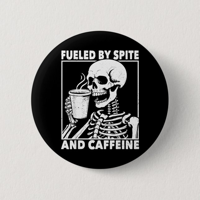 Fuelled 2 Inch Round Button (Front)