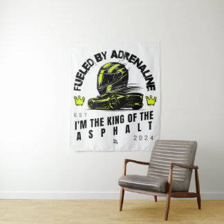 Fuelled by Adrenaline - Bold Dynamic Design Tapestry