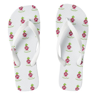 Fuelled By Beets Flip Flops