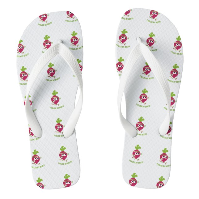 Fuelled By Beets Flip Flops (Footbed)