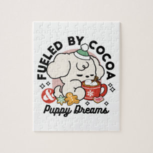 Fuelled by Cocoa and Puppy Dreams – Cute Winter Do Jigsaw Puzzle
