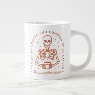 Fuelled By Coffee and Pumpkin Spice Lattes Large Coffee Mug