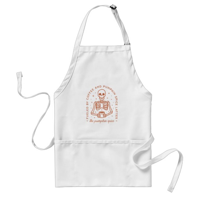 Fuelled By Coffee and Pumpkin Spice Lattes Standard Apron (Front)