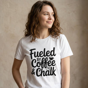 Fuelled by Coffee & Chalk Women's Tri-Blend Shirt