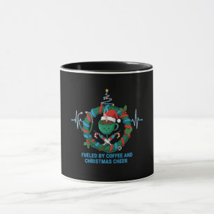 Fuelled by Coffee & Christmas Cheer Funny Nurse Mug